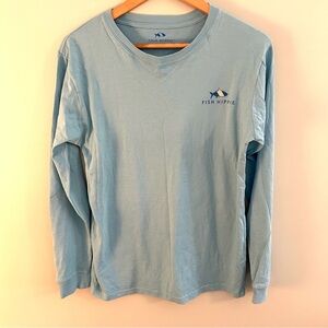 Fish Hippie Long Sleeve Tee. Size Small.